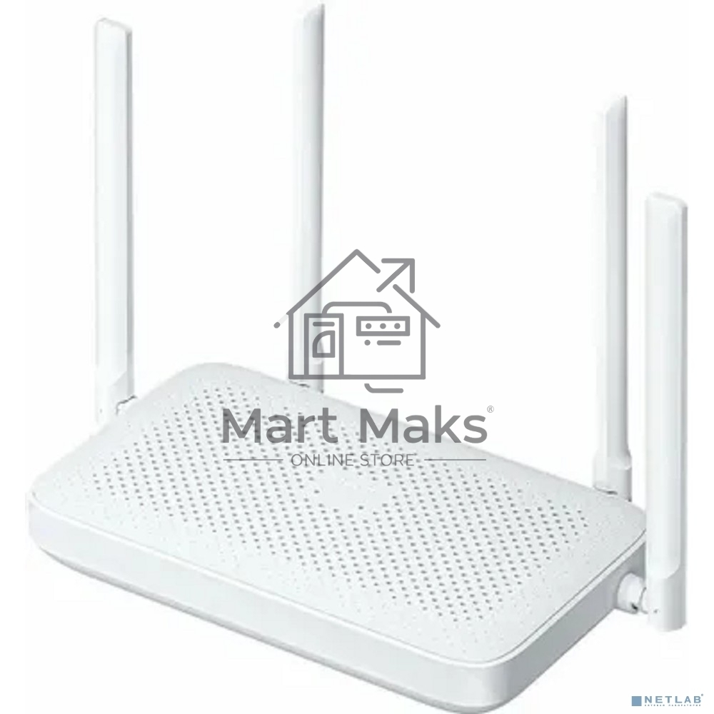 Роутер Wi-Fi Xiaomi Mi Router AX1500 RD12, 2.4/ 5 ГГц, до 1.5 Гбит/с, LAN 3x1 Гбит/с, WAN 1x1 Гбит/с