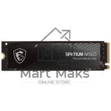 Накопитель SSD PCIE 5.0 NVME M.2 1Tb SPATIUM M560 1Tb MSI