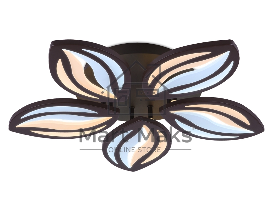 Потолочный светодиодный светильник FA464/5 CF кофе 90W 540*540*80 (ПДУ РАДИО 2.4)