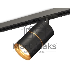 Светильник Ambrella light XT7402031 SBK/PYG черный песок/золото желтое полированное MR16 GU5.3