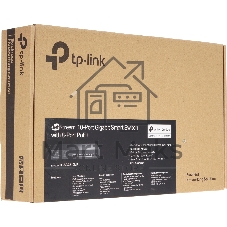 Коммутатор TP-Link JetStream 10-Port Gigabit Smart Switch with 8-Port PoE+, 8× Gigabit PoE+ Ports, 2× Gigabit SFP Slots, 802.3at/af, 150 W PoE Power, 1U 13-inch Rack-mountable Steel CaseIntegration with Omada SDN Controller, 802.1Q VLAN, STP/RSTP/MSTP, IGMP Snoopi