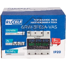 Стабилизатор напряжения Rucelf SRW-3F63-VAS трехфазный белый