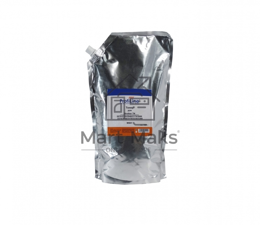 Тонер ProfiLine для принтеров Brother TN-2075/2135/2040/2175/2085/2275/3130/3170/3230/3280 1000 гр Фасовка РФ SOFT