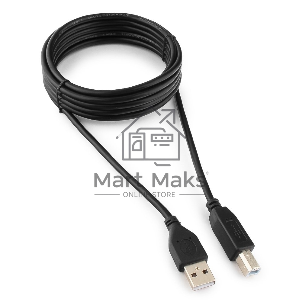 Кабель Gembird CCP-USB2-AMBM-10 USB 2.0 кабель PRO для соед. 3.0м AM/BM позол. контакты, пакет