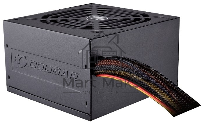Блок питания Cougar CGR BS-500R, 500Вт BULK, 80 Plus Bronze, 120мм, черный