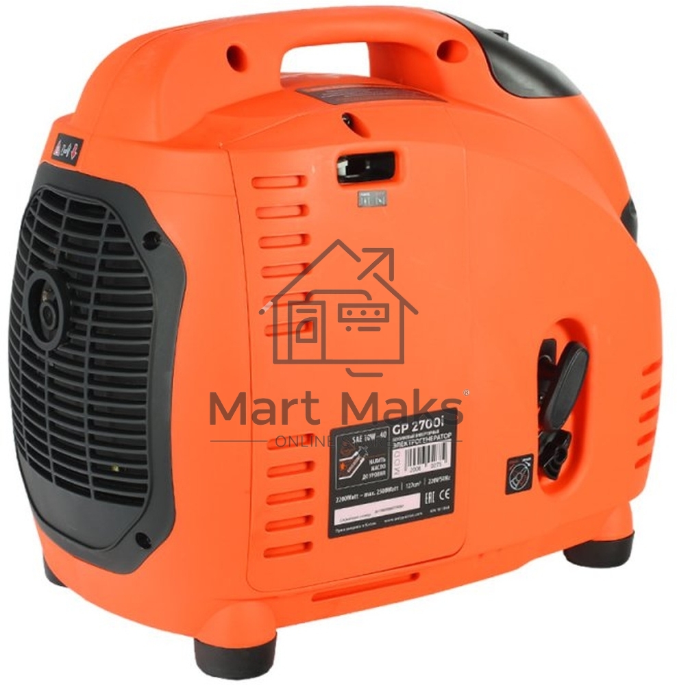 Электрогенератор бензиновый инверторный Patriot 2700i, 2.5 кВт, 60 дБ, 29 кг