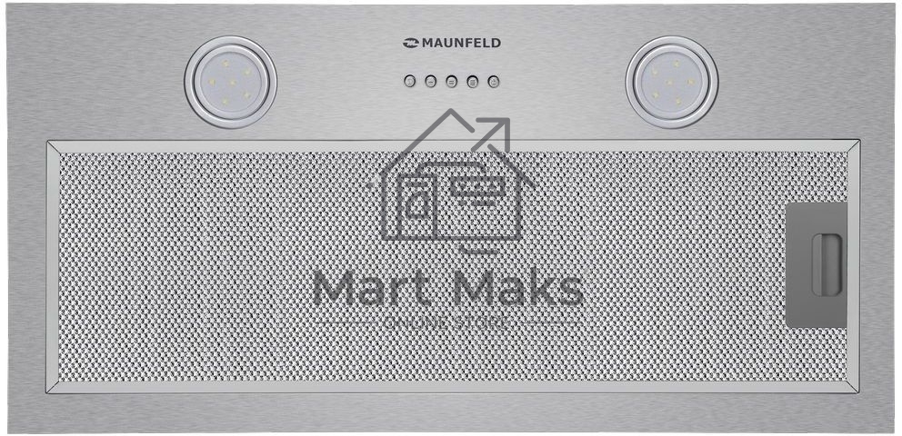 Вытяжка встраиваемая Maunfeld THAMES 601PM нержавеющая сталь, 60 см, 850 куб. м/ч, 44 дБ