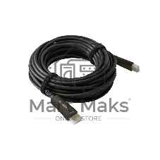 Кабель аудио-видео Digma HDMI 2.0 AOC HDMI (m)/HDMI (m) 10м. позолоченные контакты черный (BHP AOC 2.0-10)