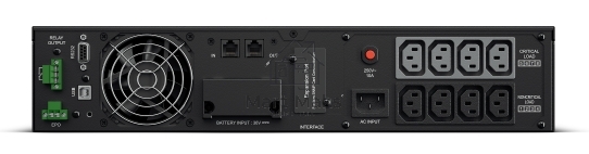 Источник бесперебойного питания Online CyberPower OL1500ERTXL2U 1500VA/1350W USB/RS-232/Dry/EPO/SNMPslot/RJ11/45/ВБМ (8 IEC С13)