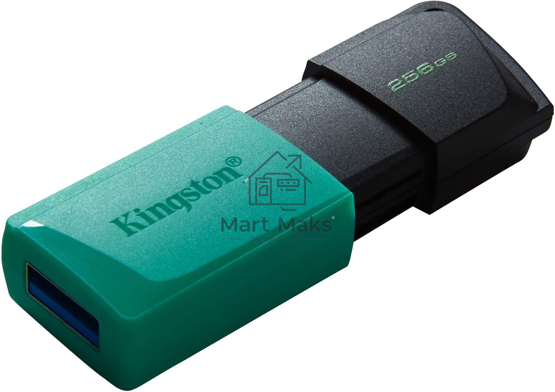 Флешка USB R/W R/W Kingston 256Gb DataTraveler DTXM DTXM/256GB USB3.2 черный/зеленый