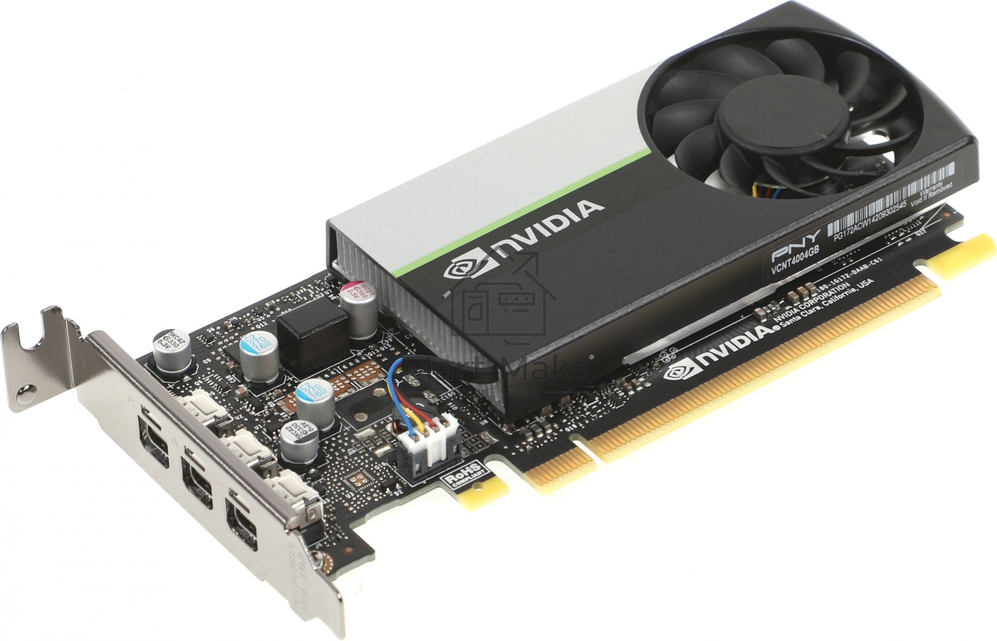 Видеокарта PNY NVIDIA T400 VCNT400-4GB-SB