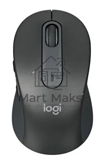 Мышь беспроводная Logitech Signature M650 графитовый, 4000 dpi, радиоканал, Bluetooth, USB, кнопки - 5