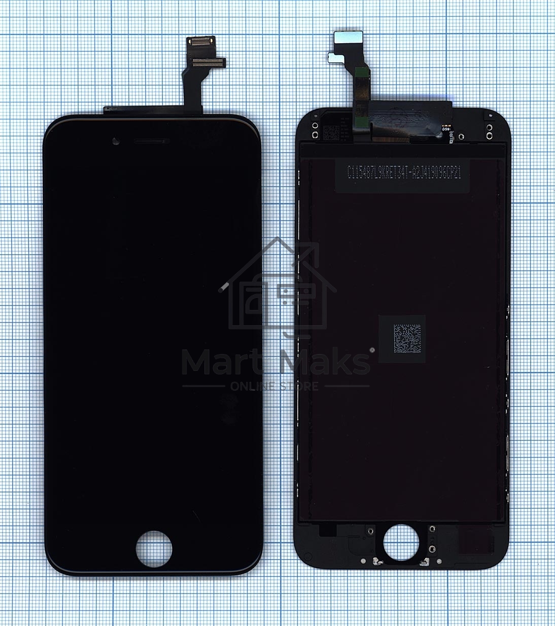 Дисплей для iPhone 6 в сборе с тачскрином (FOG), черный