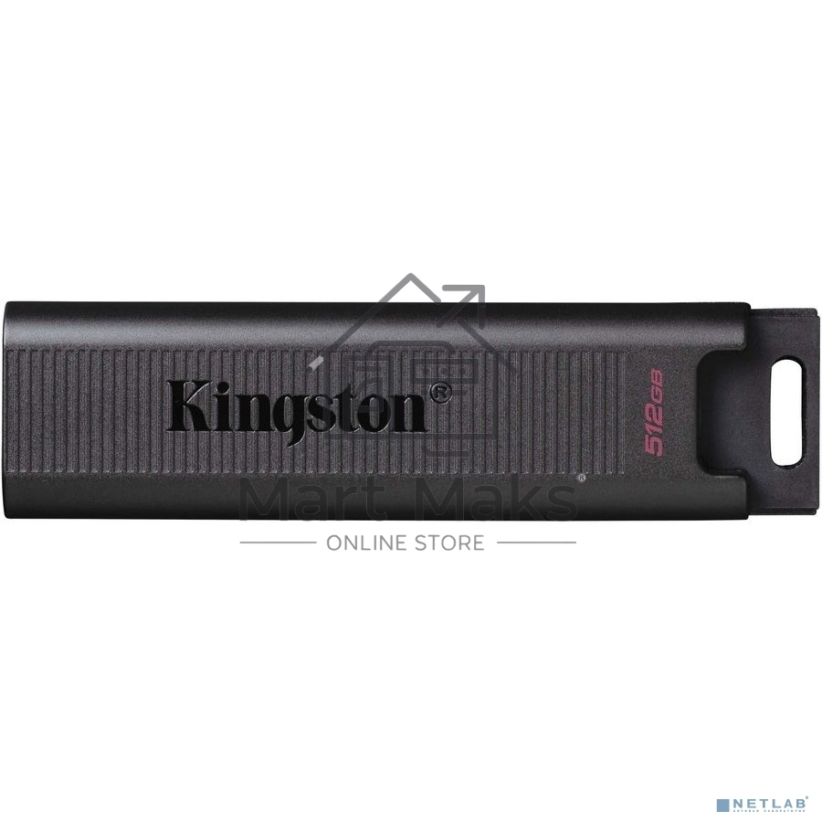 Флешка USB R/W R/W Kingston 512Gb DataTraveler Max <DTMAX/512GB>, USB3.2, up to 1000/900MBs черный