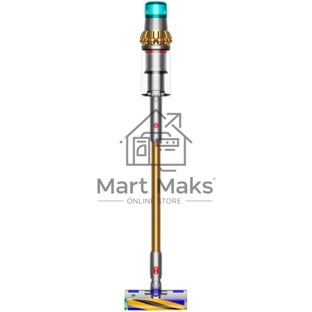 Пылесос вертикальный/ручной Dyson SV47 V15 DT золотистый, питание от аккумулятора, 240 Вт, уборка сухая, пылесборник 0.77 л, работа от АКБ max 60 мин