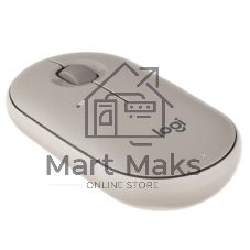 Мышь беспроводная Logitech Pebble M350 белый, 1000 dpi, радиоканал, Bluetooth, USB, кнопки - 3