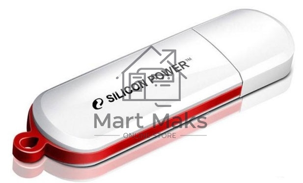 Флешка USB Silicon Power R/W 8Gb LuxMini 320 SP008GBUF2320V1W USB2.0 белый