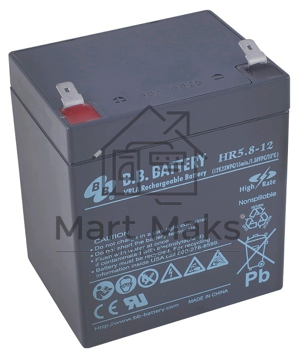 Батарея B.B.Battery HR 5.8-12 (12V 5.8Ah)
