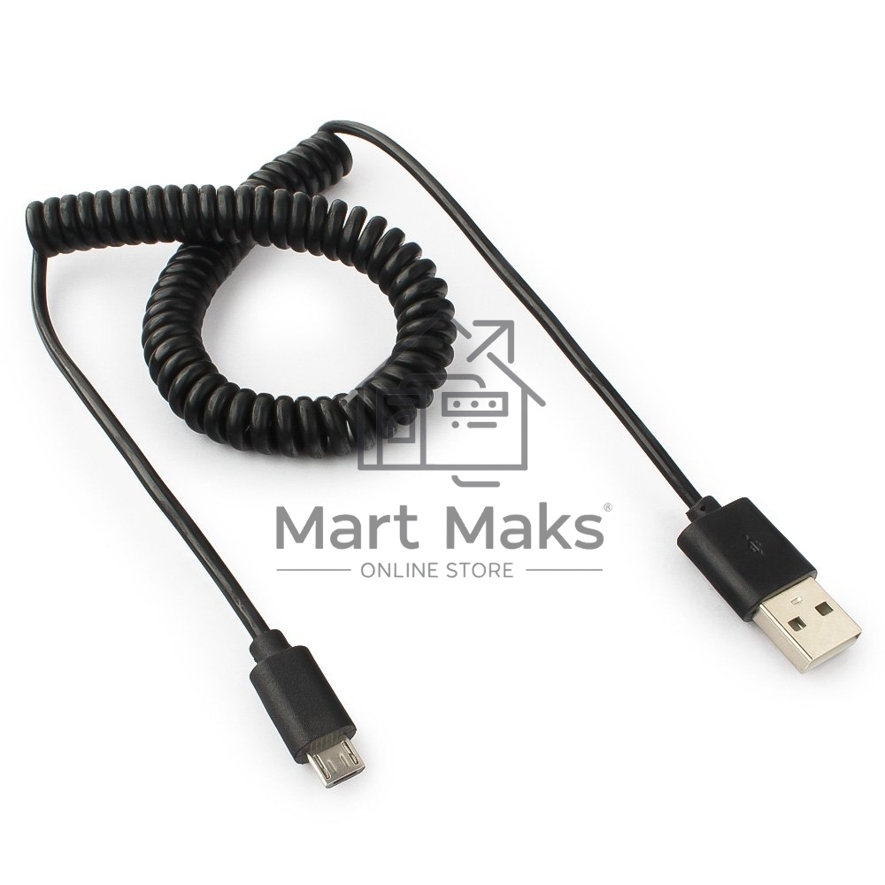 Кабель Cablexpert USB 2.0 Pro, AM/microBM 5P, 1.8м, витой, черный, пакет (CC-mUSB2C-AMBM-6)