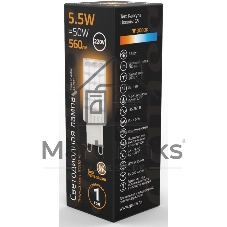 Лампа G9 AC185-265V 5,5W 560lm 3000K керамика LED