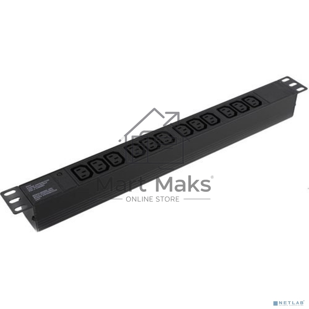 Блок розеток горизонтальный ExeGate ServerPro PDU-19H007 Al-12C13-C20, 19