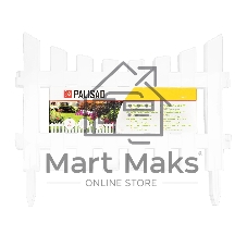 Забор декоративный Palisad 36х300 см, белый