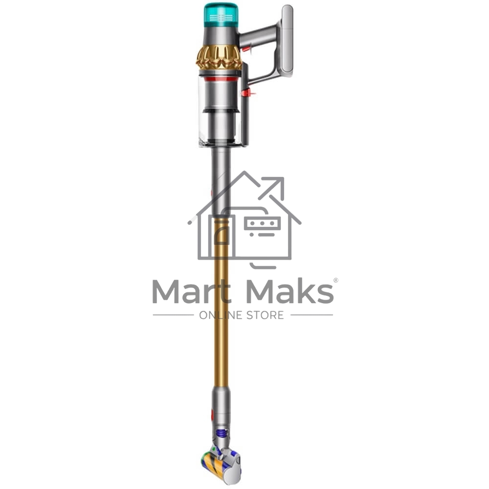Пылесос вертикальный/ручной Dyson SV47 V15 DT золотистый, питание от аккумулятора, 240 Вт, уборка сухая, пылесборник 0.77 л, работа от АКБ max 60 мин