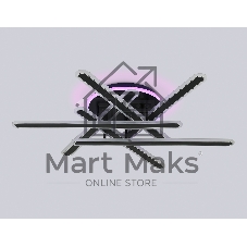 Потолочный светодиодный светильник FA8908 BK/CH черный/хром 125W 3000-6400K+RGB 800*770*160 (ПДУ ИК)