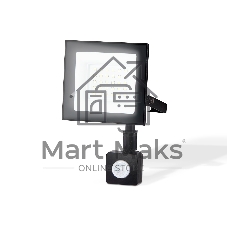 Прожектор светодиодный с датчиком движения Ambrella light ST8113 BK черный IP65 LED 6500K 30W 134*116*26
