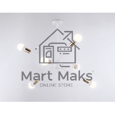Светильник Ambrella light TR80432/6 WH/GD белый/золото E27/6 max 60W D950*730