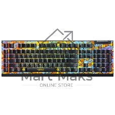 Клавиатура Razer BlackWidow V4 X Green Switch Pokemon Kanto Starters Edition проводная, USB Type-A, желтый