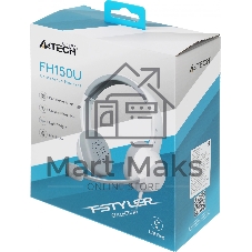 Гарнитура A4Tech Fstyler FH150U белый/серый, проводная