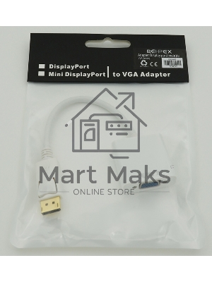 Переходник Belsis Display port (male) to VGA (female)