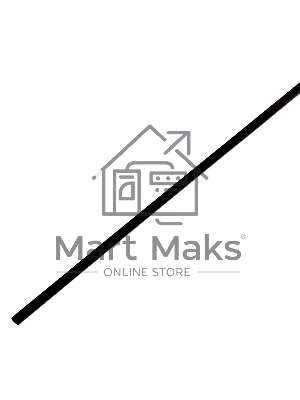 Термоусадочная трубка 2,0/1,0 мм, черная, упаковка 50 шт. по 1 м PROconnect