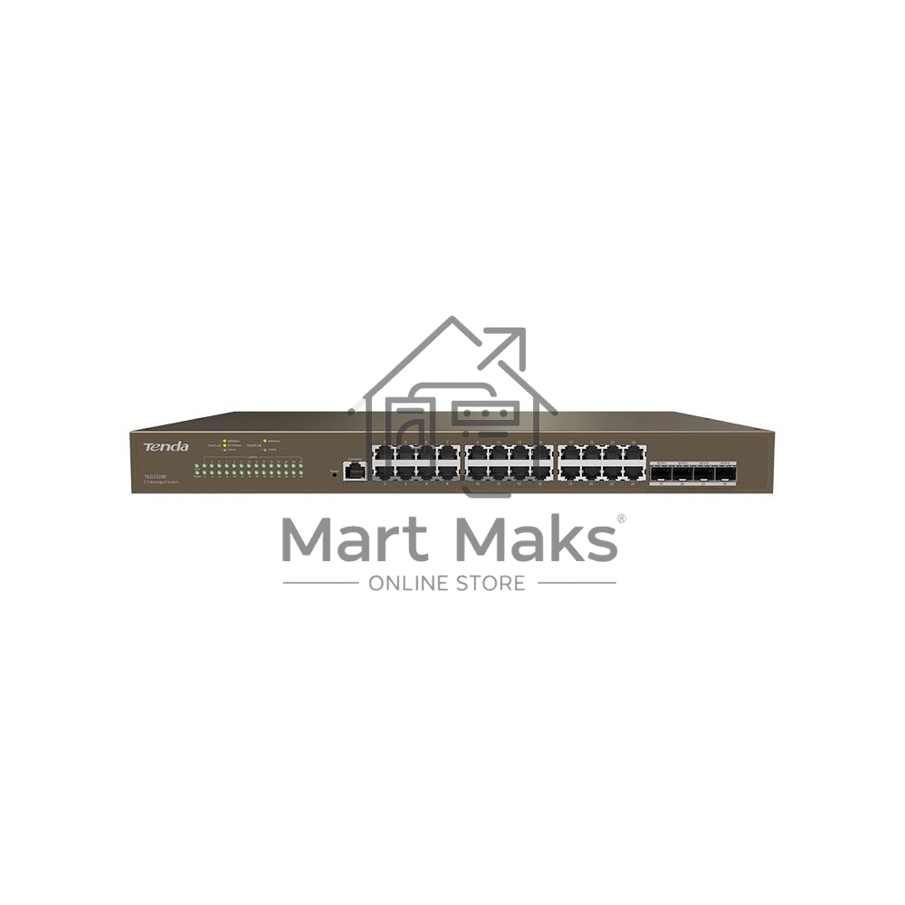 Коммутатор TENDA TEG5328F 24PORT 1000M 4SFP