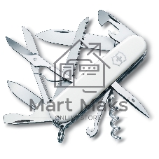 Нож перочинный Victorinox Huntsman (1.3713.7) 91мм 14функц. белый карт.коробка Нож перочинный Victorinox Huntsman (1.3713.7) 91мм 14функц. белый карт.коробка