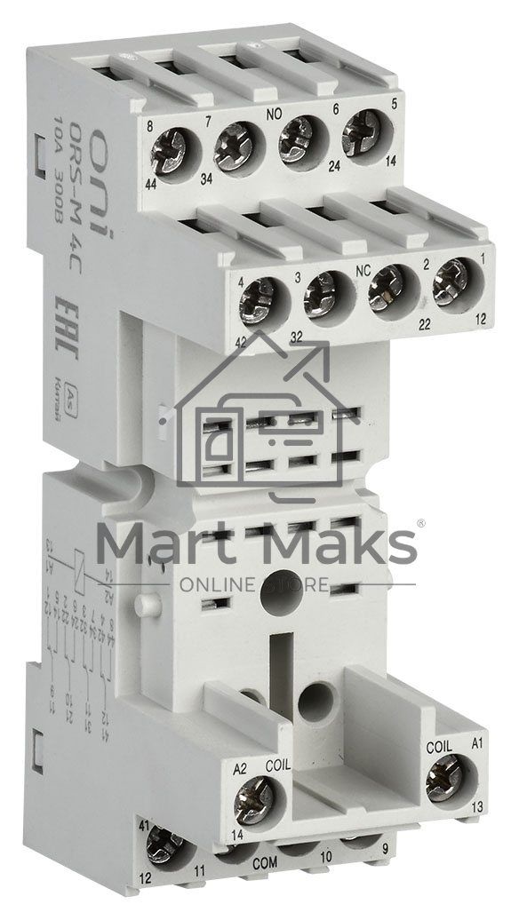 Розетка ORS-M для реле ORM 4C ONI ORS-M-1-4-G