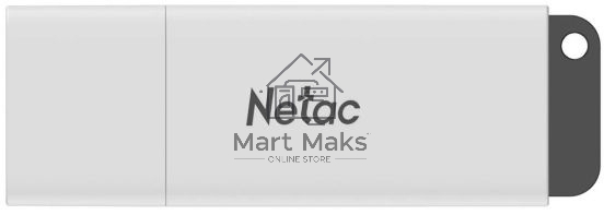 Флешка USB R/W R/W Netac U185 64Gb <NT03U185N-064G-30WH>, USB3.0, с колпачком, пластиковая белая
