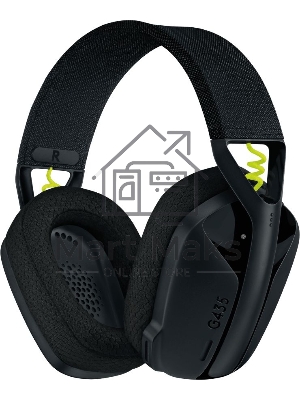 Наушники с микрофоном Logitech G435 черный/желтый накладные Radio оголовье (981-001050)