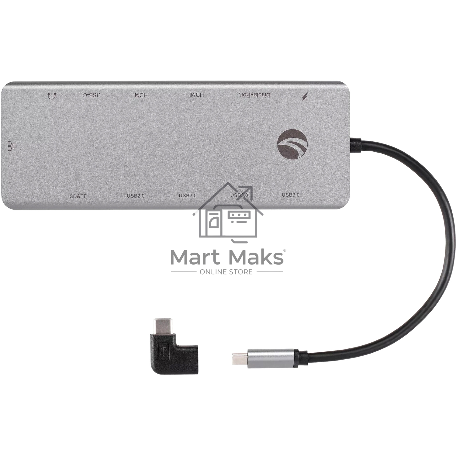 Usb концентратор TypeC -->(2HDMI+DP)4K*60Hz+3USB3.0+TC+USB2.0+RJ45+SD+TF+PD+audio+TCадаптер
