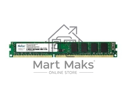 Оперативная память NETAC Basic, DDR3, 8GB (1x8GB), 1600MHz, CL11, DIMM