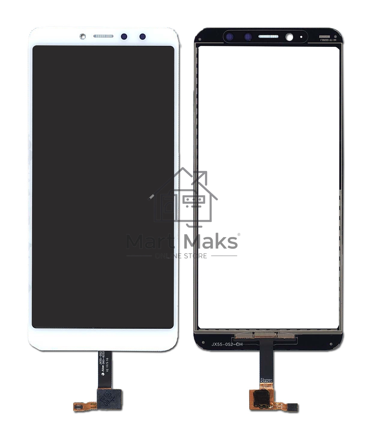 Сенсорное стекло (тачскрин) для Xiaomi Redmi Y2, белое