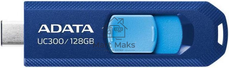 Флешка USB R/W ADATA 128GB USB 3.2 Gen1 ACHO-UC300-128G-RNB/BU