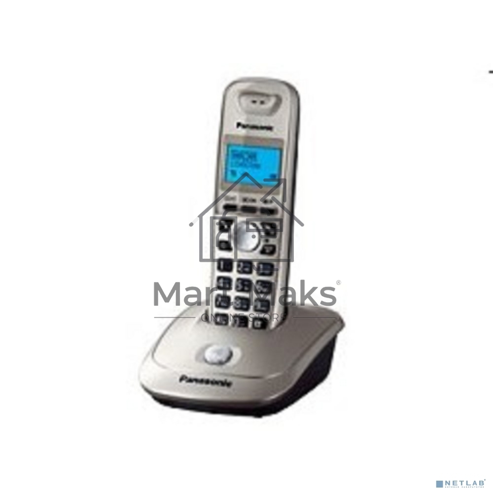 Телефон Panasonic KX-TG2511RUN (платиновый) АОН, Caller ID,спикерфон на трубке,переход в Эко режим одним нажатием