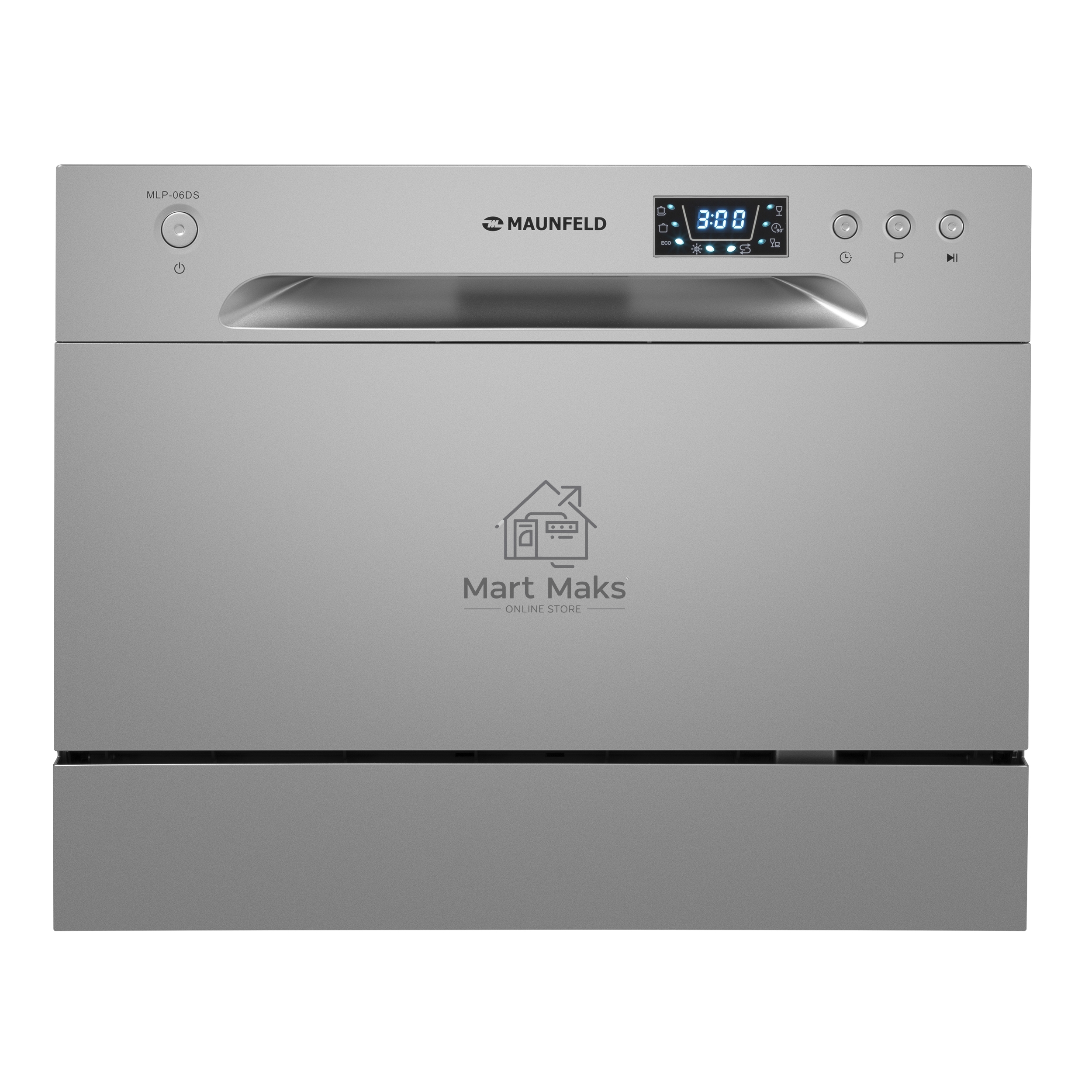 Посудомоечная машина Maunfeld MLP-06DS, серый, 55 см, 6 компл., 49 дБ, класс A+