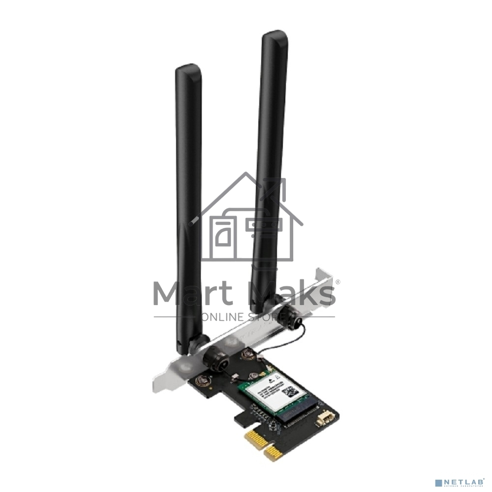 Двухдиапазонный беспроводной адаптер Mercusys MA70XE PCI-Express Wi-Fi с Bluetooth