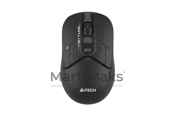 Мышь беспроводная A4Tech Fstyler FB12 черный, 1200 dpi, радиоканал, Bluetooth, USB, кнопки - 3