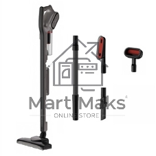 Пылесос вертикальный DEERMA Combo DX700S серый/черный, питание от сети, 210 Вт, уборка сухая, пылесборник 0.8 л