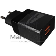 Сетевое зарядное устройство MORE CHOICE NC81 СЗУ 1USB+1Type-C 3.0A PD 20W+ QC3.0, белый