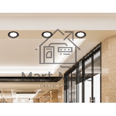 Светильник Ambrella light TN51802 BK черный GX53 max 15W D110*23